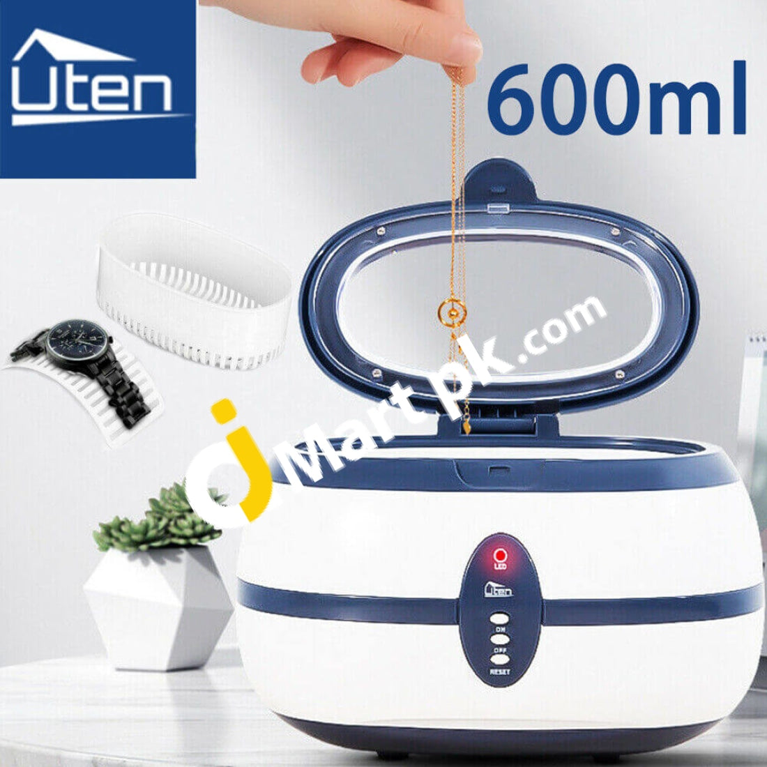 dental ultrasonic cleaner 600ml small ultrasonic