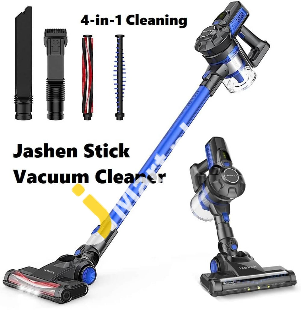 Vacuum Cleaner Jashen 180W Rechargeable 2-In-1 Handheld Lightweight Stick Powerful Suction -