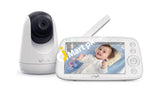 Vava Video Baby Monitor 720P 5 Hd Display Ips Screen Two-Way Audio One-Click Zoom Night Vision &