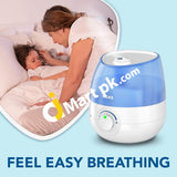 Vicks® 1.8L Mini Cool Mist Ultrasonic Humidifier Adjustable Control Covers Up To 15M2 Quiet