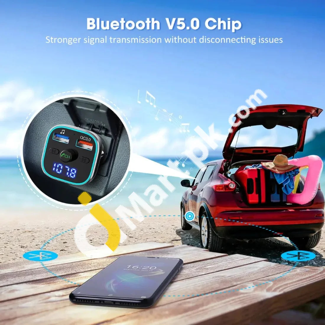 Victsing bluetooth deals fm transmitter