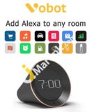 Vobot Smart Alarm Clock With Amazon Alexa Radio Snooze & Nap Function Timer Wi-Fi Led Dot Matrix