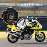 Vsysto 2 Screen Hd 1080P Motorcycle Dash Cam Full Body Waterproof Front & Rear Camera Wdr Sony Mx307