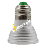 Warmoon Rgb Led Spotlight Bulb With 24-Key Ir Remote Control 3W Color Changing Light E26/E27 Base