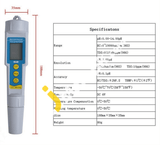 Water Ph/Tds Tester Quality Analyzer Backlight Digital Detector - Imported From Uk