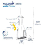 Waterpik Cordless Advanced Waterflosser Wireless Oral Irrigator With 4 Attachments 3 Pressure