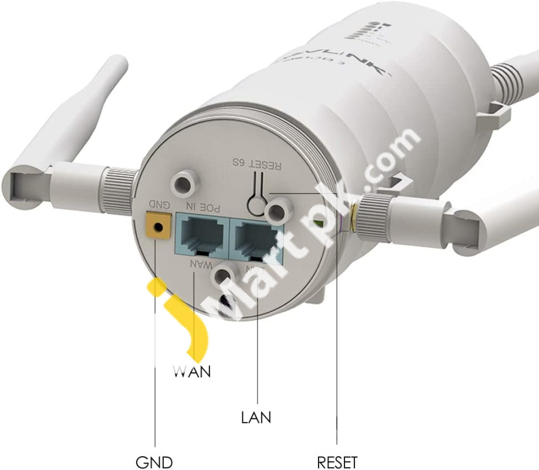 WAVLINK AERIAL HD4 AC1200 WiFi Repeater Dual-band High Power Outdoor W ...