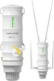 WAVLINK AERIAL HD4 AC1200 WiFi Repeater Dual-band High Power Outdoor Weatherproof WiFi Range Extender/Access Point/Router/Mesh with Passive PoE 2.4GHz 300Mbps & Gigabit 5.8 GHz 867Mbps, High Gain Omni Directional Antennas - Imported from UK