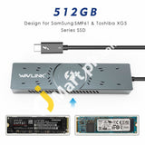 Wavlink Thunderbolt 3 Pcle M.2 Nvme Ssd Enclosure Usb C 40Gbps Transmission Aluminum For Ucb-C To M