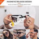 Wgp Smart Audio Sunglasses (2Nd Gen) Open Ear Speaker With Bluetooth Connectivity Ace Round Square