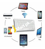 Wireless Keyboard Bluetooth 3.0 Ultra-Slim With Portable Stand - Imported From Uk