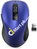 Wireless Mouse G1307E, 2.4GHz Ergonomic Mouse with USB Receiver, 3 Adjustable Levels, 6 Button - Imported from UK