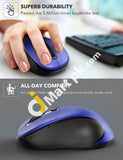Wireless Mouse G1307E 2.4Ghz Ergonomic Computer With Usb Receiver And 3 Adjustable Levels 6 Button