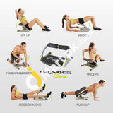 Wonder Core Smart Fitness Equipment Cardio + Muscle Building Exercises Compact & Portable With