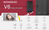 Wongkuo Wireless Video Doorbell 720P Hd Security Smart Wifi With Indoor Chime Real-Time & Two-Way