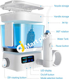 Youngdo 600Ml Oral Irrigator With 4 Jet Tips 3 Modes Adjustable Water Pressure Ipx7 Waterproof Usb