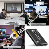 Zasluke Game Capture Card Usb 3.0 4K Audio Video With Hdmi Loop-Out - Imported From Uk