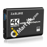 ZASLUKE Game Capture Card, USB 3.0 4K Audio Video With HDMI Loop-Out 1080P 60fps - Imported From UK