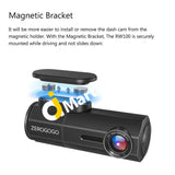 Zerogogo Wifi Wireless Dash Cam Fhd 1080P With Sony Sensor 150° Wide Angle Magnetic Bracket Night